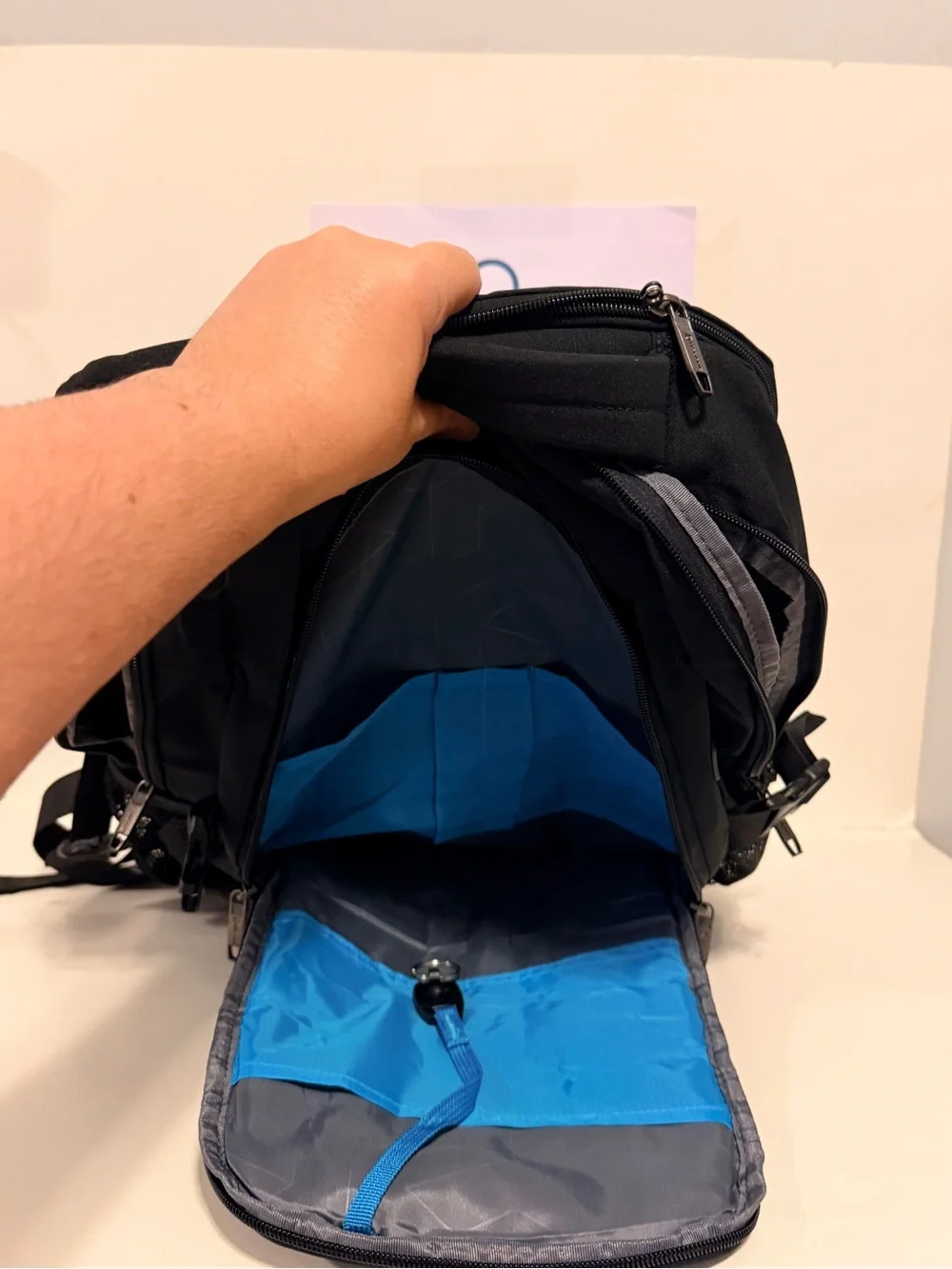 NWT Duslang Black Laptop Backpack